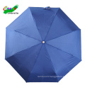 Parapluie léger bleu clair coupe-vent bleu clair à 3 volets